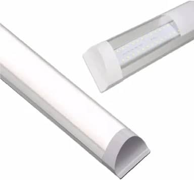 Lâmpada Led Tubular 60cm Slim Branco Quente 18w Completa