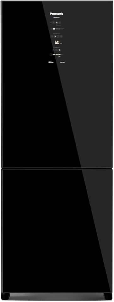Geladeira Panasonic BB65 Black Glass Inverse Frost Free 450L Inverter A+++ - NR-BB65GVFB 220V
