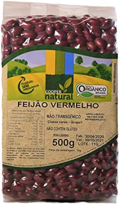 Feijão Vermelho Orgânico Coopernatural 500g