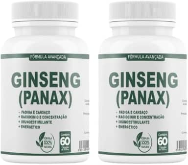 Ginsg. Pa 500mg 60 cáps - 2 Potes