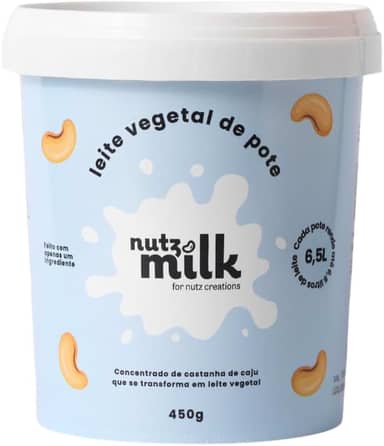 Leite Vegetal NutzMilk® 6,5L - Concentrado de Castanha de Caju