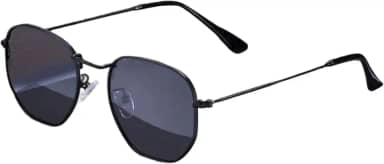 Óculos de Sol Unissex Hexagonal com Proteção UV400