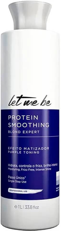 Let Me Be Protein Smoothing Blond - Escova Progressiva Passo Único Matizadora 1L
