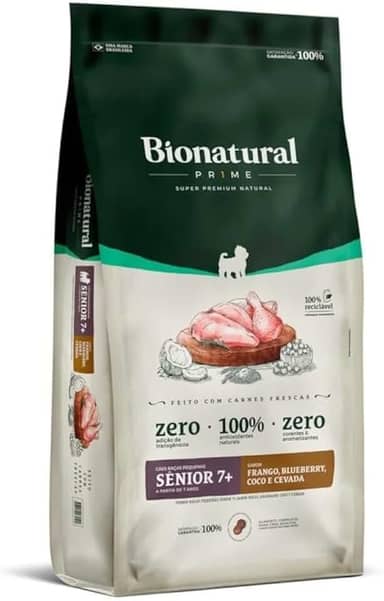 Bionatural Prime - Frango Cães De Raças Peq. Sênior 7+15kg