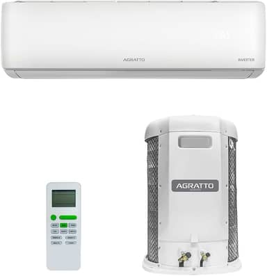 Ar Condicionado Split Hi Wall Agratto Liv Top Inverter 18.000 Btus Frio 220v R-32