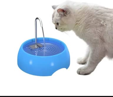 FONTE BEBEDOURO PARA GATOS 1200ML TORNEIRA INOX E FILTRO DE CARVÃO ATIVADO