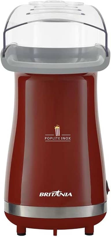 Pipoqueira, Poplite inox Bpi01vi, Vermelho, 127V, Britânia