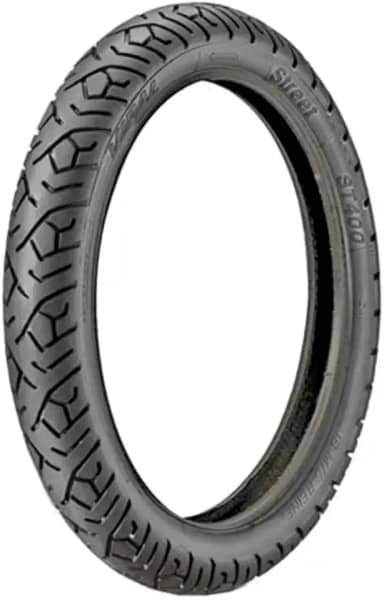 Pneu Traseiro Vipal 110/80-14 ST400 Honda Biz 125/110/100 Pop 100 Uso Com Câmara Balão