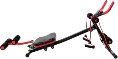 Aparelho Abdominal Body Shaper Monitor Digital Elásticos Ajustável Ginástica Exercícios Casa Fitness Compacto