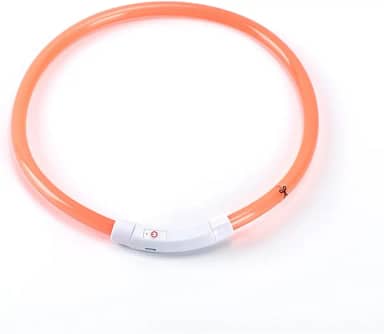 Coleira de cachorro LED USB recarregável Flash Colar de cachorro Luz PVC Coleira de segurança para animais de estimação para cães grandes, médios e pequenos type6