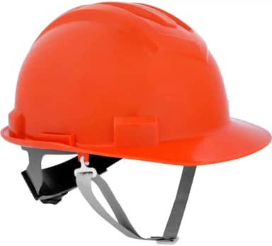 Capacete Aba Frontal, Laranja, Com Jugular E Suspensão Com Catraca, Vonder Plus