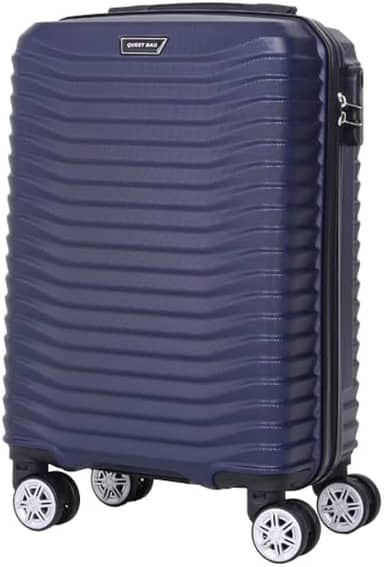 Mala De Viagem Bordo 10 Kg Abs 4 Rodas Duplas Cadeado Embutido (Azul)