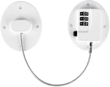 Trava De Segurança Senha Gaveta Porta Criança Armários Bebê (Branco)