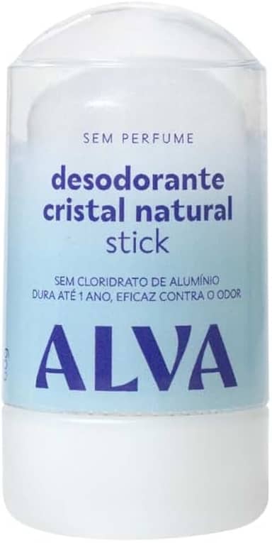 Desodorante Cristal Stick Vegano 60g Alva