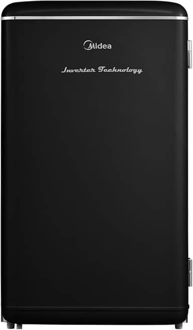 Frigobar Retrô 93 litros Preto Inverter Bivolt Midea