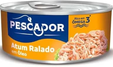 Atum Ralado em Óleo - Pescador - Latas 140g