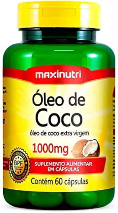OLEO DE COCO 1000MG 60CPS MAXINUTRI