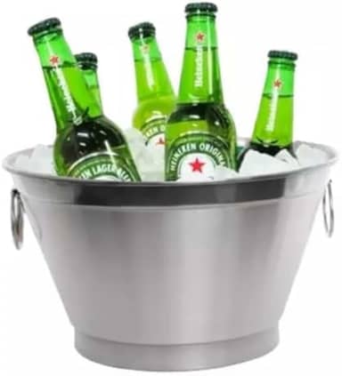 Balde de 9 litros para gelo, cerveja e bebidas