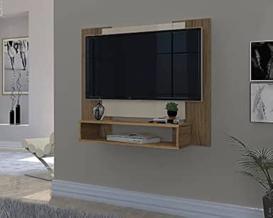 Painel Veneza para TV até 50 Polegadas Freijó/Off White