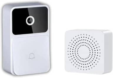 Campainha Inteligente Wi-Fi Com Câmera HD Visão Noturna Áudio Bidirecional Instalação Fácil USB Segurança Residencial E Comercial