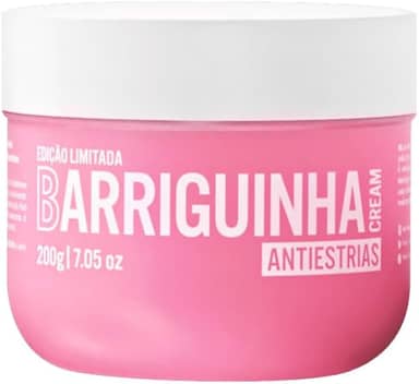 Beleza Brasileira BB Barriguinha Cream Antiestrias 200g - Creme Corporal, Hidratação profunda, prevenção e tratamento de estrias, ideal para gestantes e pós parto