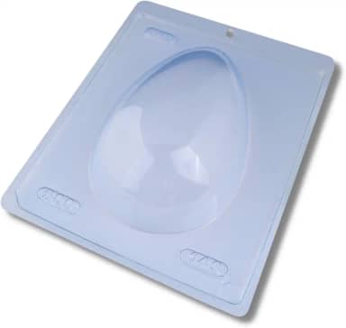 Forma Simples Tradicional BWB Ovo de Páscoa Liso 500g – 1 Unidade, Confeitaria e Chocolateria