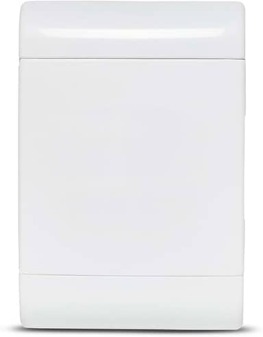 Quadro Sobrepor Ouro Box 5 Módulos Din Porta Opaca Steck Branco 5 Módulos