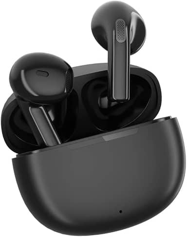 Qcy Fone De Ouvido T20 - Fones de Ouvido Sem Fio Bluetooth 5.3 Com Microfones, Preto