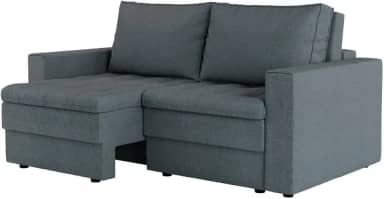 Sofá 3 Lugares Retrátil Berna Linho Cinza 180 cm