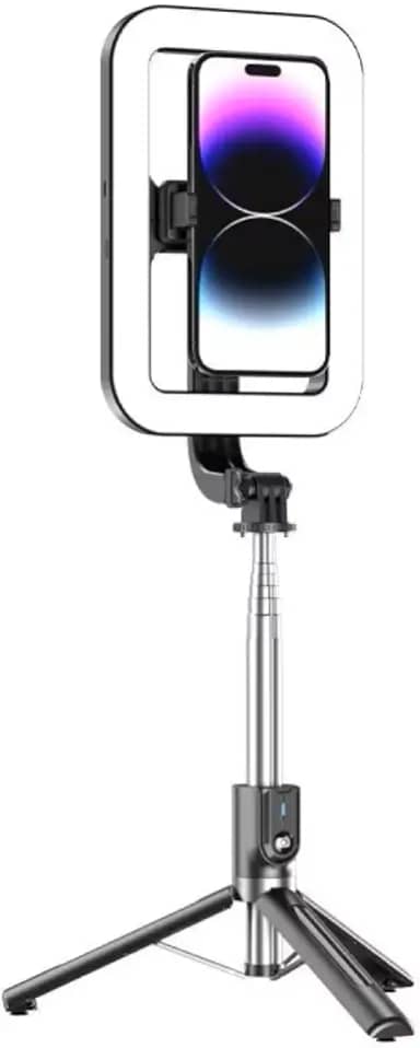 Ring Light Retangular Profissional Tomate Iluminação Perfeita e Controle via Bluetooth Bivolt USB