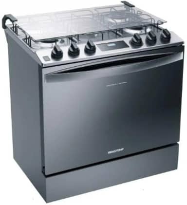 Fogão 5 Bocas de Embutir Brastemp Bys5pcr Cor Inox Bivolt