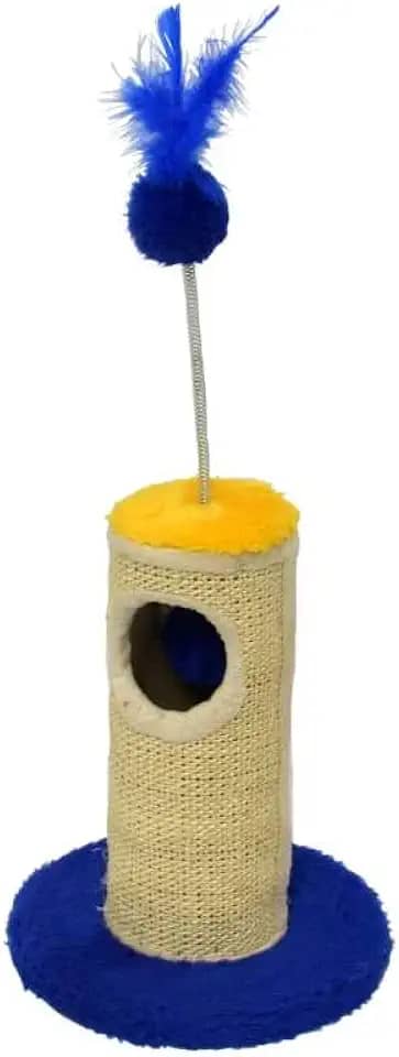 Arranhador brinquedo para Gatos Pelúcia e Sisal Horus 24x33cm