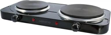 Agratto Fogão eletrico de mesa 2 pratos FMP-02 preto 220V 2500W