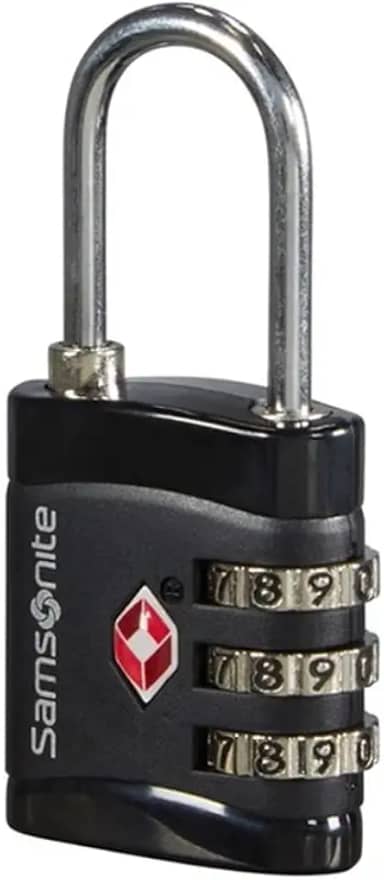 Samsonite Cadeado 3 Dígitos TSA Preto