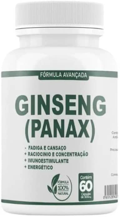 Ginsg. Pa 500mg 60 cáps - 1 Pote