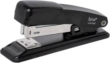 Grampeador de Metal para 20 Folhas 11,5cm Preto, BRW