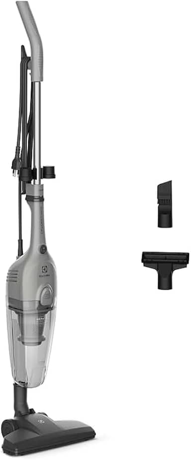 Electrolux Aspirador de Pó Vertical com fio portátil de mão 2 em 1 potente 1500W cabo 4.7m com capacidade 950 ml filtro HEPA STK16 Cinza STK 127V