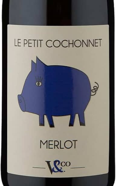 Vinho Tinto Francês Le Petit Cochonnet I.G.P. Pays dOc Merlot 750 ml