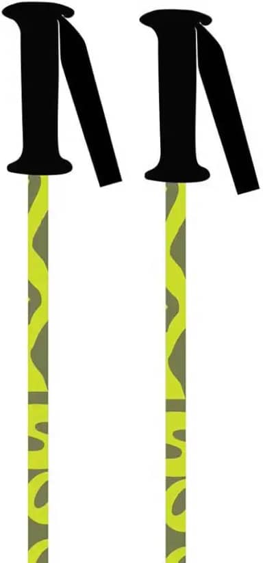 K2 Bastões de esqui Skis unissex juvenis para meninos Sprout, verde, 75-105