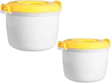 2 pçs panela térmica de arroz panela de pressão micro-ondas panela de macarrão microondas panela de arroz panela de macarrão panela de arroz panela de cozimento a vapor cesta de sopa panela de