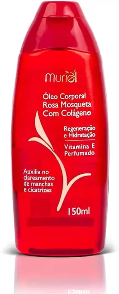 Óleo Corporal Rosa Mosqueta Com Colageno Muriel - 150ml