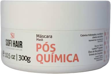 Máscara Pós-Química Sofi Hair 300g - Hidratação e Brilho para Cabelos Sensibilizados