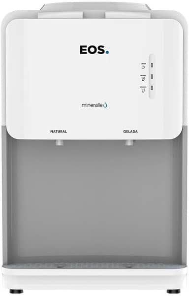 Bebedouro de Mesa para Garrafão EOS Mineralle Compacto com Compressor Branco EBC03B 110V