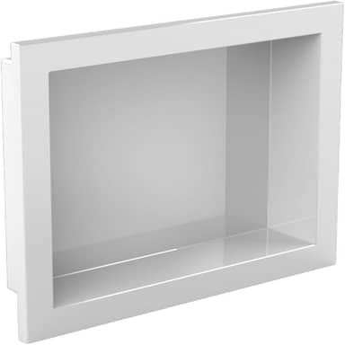 Nicho de Parede para Embutir, Branco, 30x40