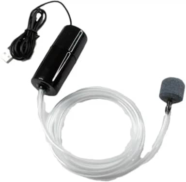 Bomba de Aquário USB Portátil para Oxigenação Eficiente e Econômica em Tanques de Peixes de Água Doce e Salgada