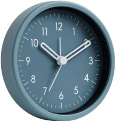 Relógio Despertador Cabeceira Analógico, Design Minimalista, Portátil, para Decoração de Casa e Escritório