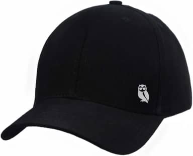 Boné Com Regulagem Estampado Coruja Marca Hyve Aba Curvada