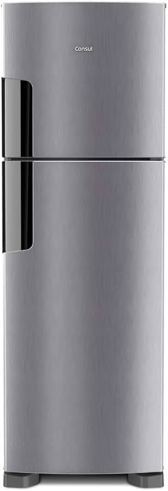 Geladeira Consul Frost Free Duplex 386 litros com Altura Flex cor Inox CRM44AK 110V