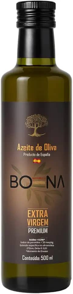 Azeite De Oliva Extra Virgem Espanhol Boena 500ml Vidro