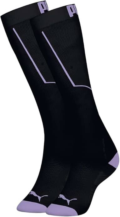 Meia Puma 3/4 Compressão Corrida Poliamida Esportiva Feminina